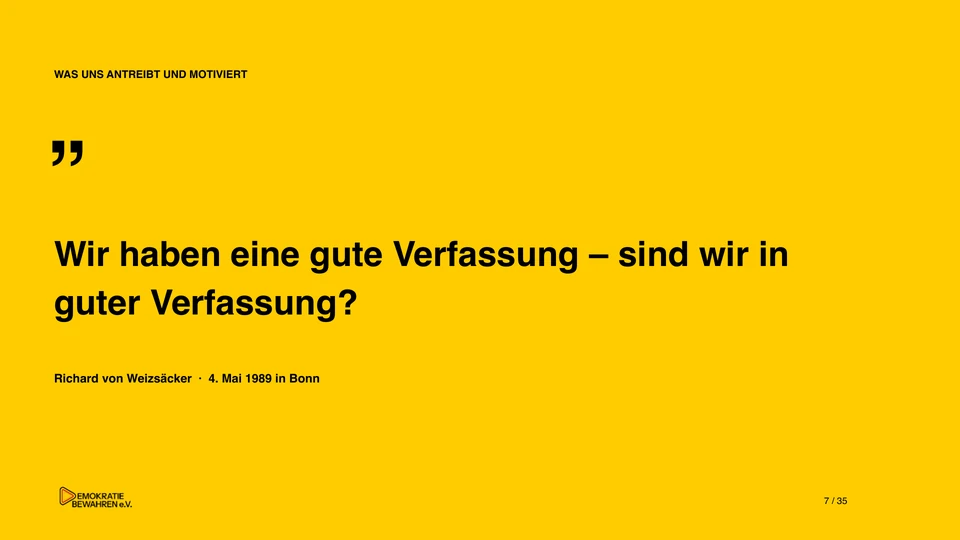 Folie 7: Was uns antreibt und motiviert